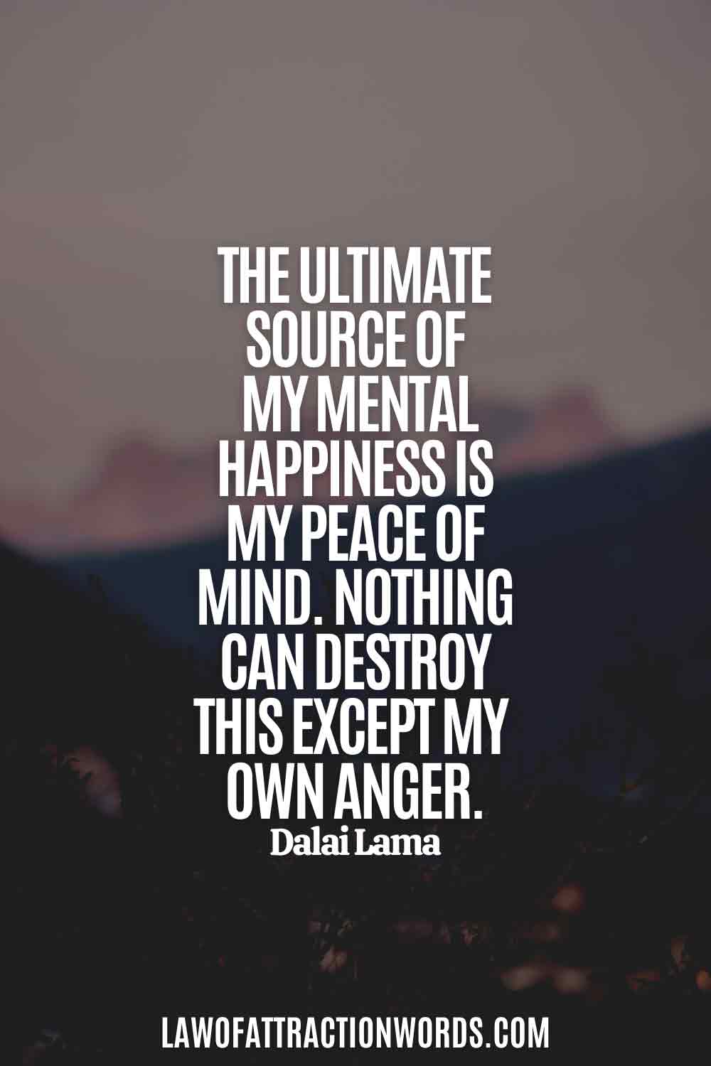 Need Mental Peace Quotes For Happiness