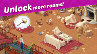  Maka admin merekomendasikan sebuah permainan casual yang sudah menjadi  Homescapes Apk Mod v2.1.0.900 Unlimited Stars Free for Android