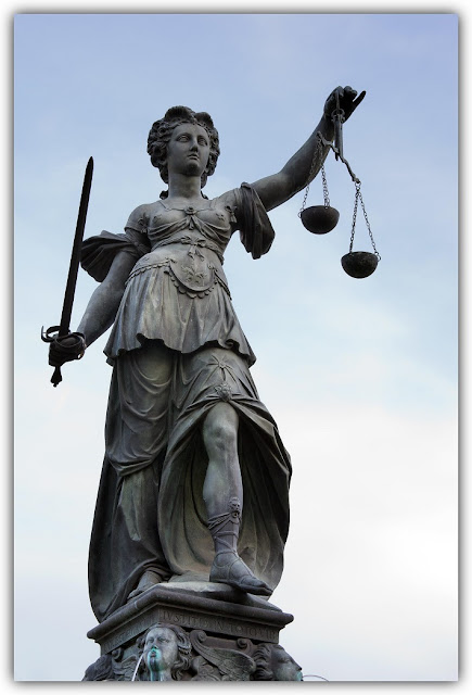 Lady Justice with Sword and Balance