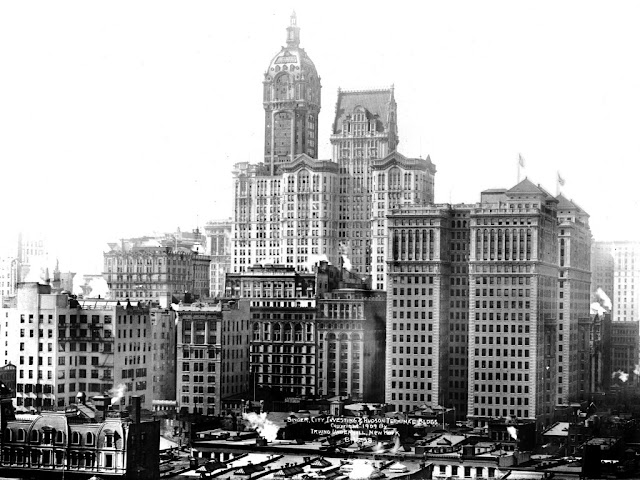 Rascacielos Singer Building de Nueva York en 1909