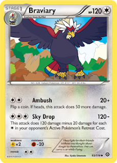 Braviary Steam Siege Pokemon Card