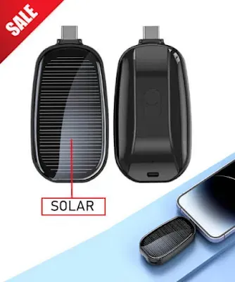 Portable Solar Powerbank to Charge Mobile Anywhere