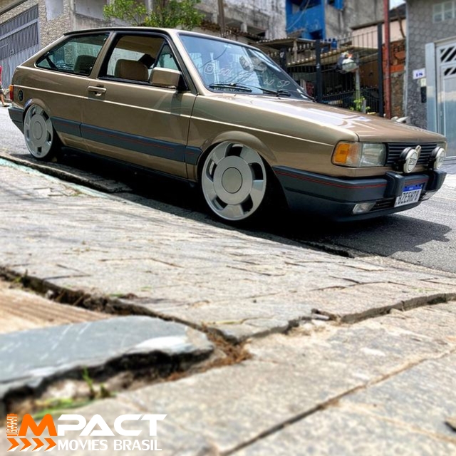 VW Gol Quadrado Rebaixado Aro 16 Suspensão Rosca - Impact-Movies Brasil