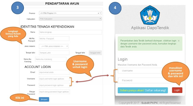 Cara Registrasi Aplikasi DapoTendik