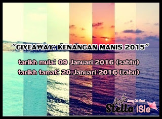 http://cikhanicruzier.blogspot.my/2016/01/giveaway-kenangan-manis-2015.html#.VpkX83ueqK1