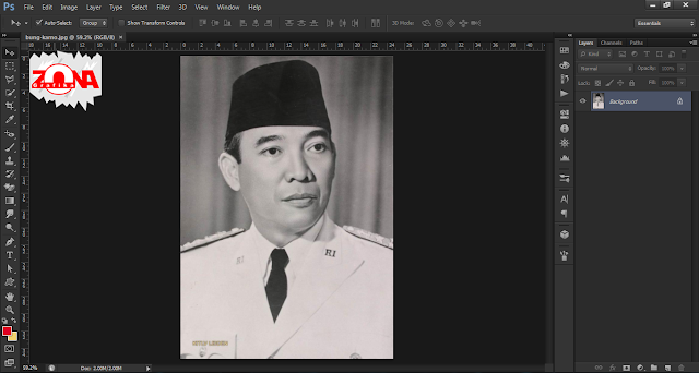 Cara Menghapus Background Foto dengan Adobe Photoshop CS6