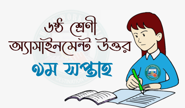 Class 6 Assignment Answer 2021 9th Week