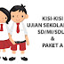 Kisi-Kisi Ujian Sekolah (US) SD/MI Tahun 2019