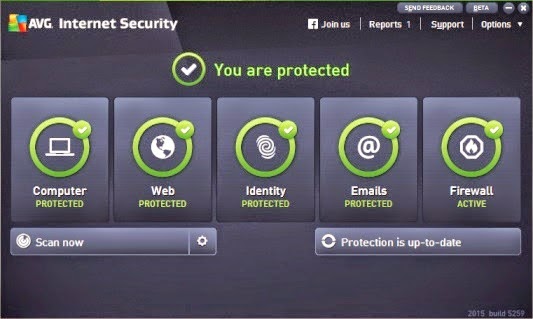 Free Internet Security AVG Internet Security 2015 Free for 365 Days