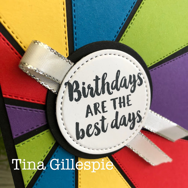 scissorspapercard, Stampin' Up!, Art With Heart, Creative Showcase, Stitched Triangles Dies, Stitched Shapes Dies, Beautiful Friendship, Itty Bitty Birthdays, Rainbow Card