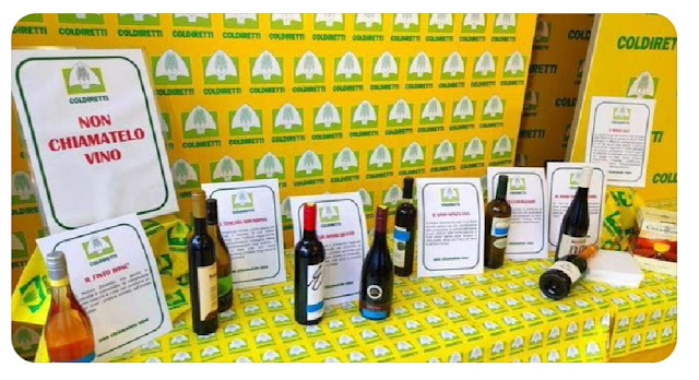 Coldiretti denuncia: Senza alcool? Annacquato? Non chiamatelo "VINO"