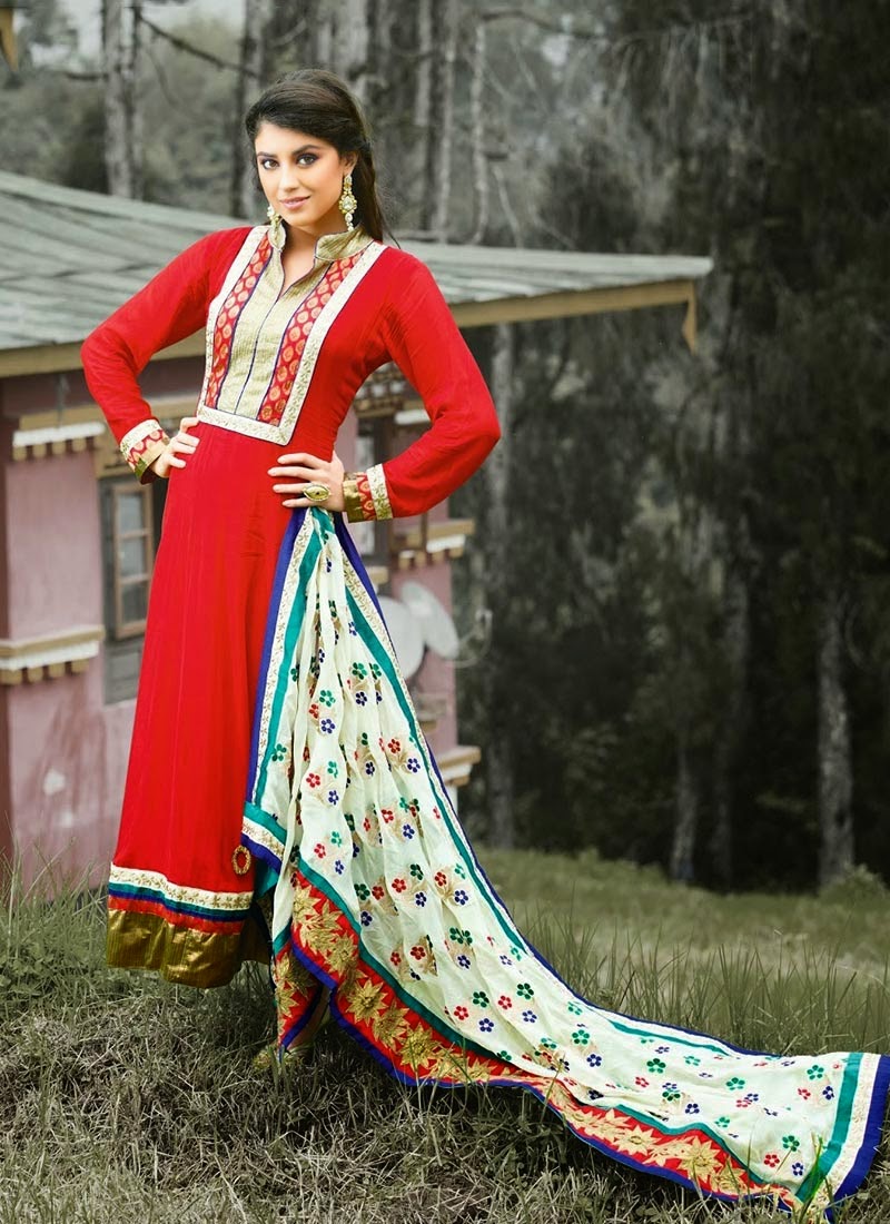 http://www.cbazaar.com/salwar-kameez/trendy-salwars/ravishing-red-georgette-kalidar-suit-p-slcvi2507.html