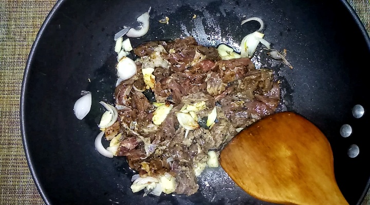 Resepi Nasi Goreng Cendawan Daging Black Pepper