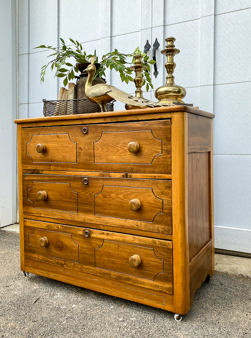 antique wood dresser