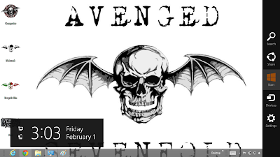 Avenged Sevenflod Theme For Windows 8