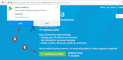 Cara Memasang Anonymox