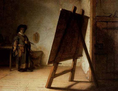 Artist in His Studio - Rembrandt