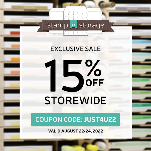Stamp n storage sale