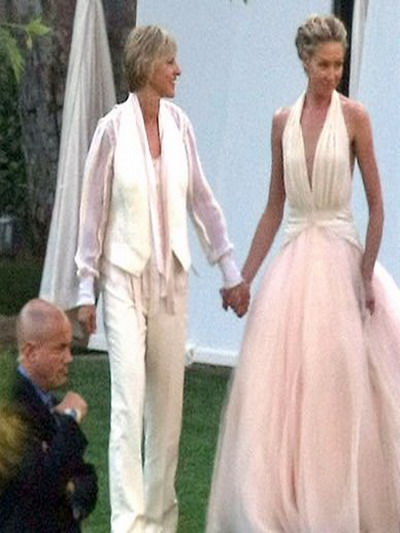 Portia De Rossi Wedding Dress 2