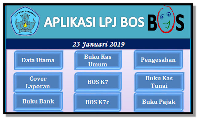 Aplikasi Gratis LPJ Dana BOS Tahun 2019