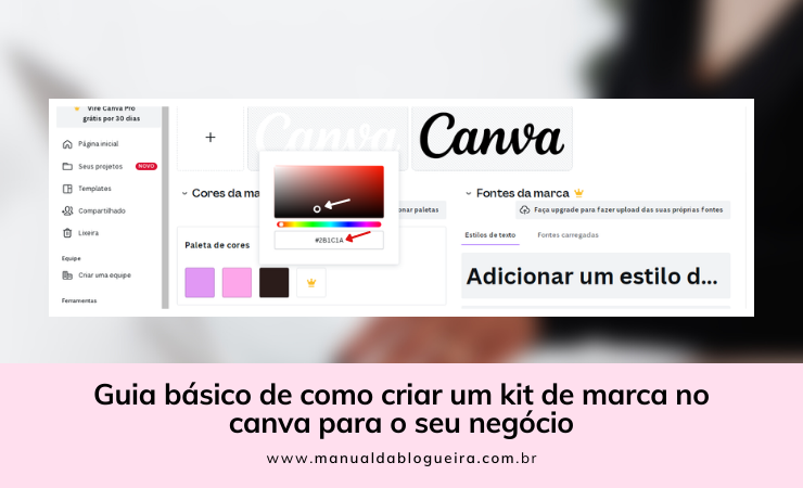 kit de marca no canva