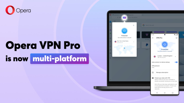 Opera Browser rende disponibile la sua VPN Pro su Windows e macOS