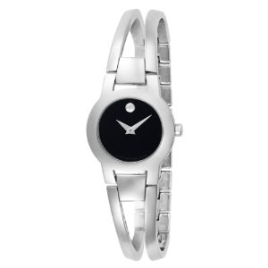 Movado Watch 604759 Amorosa Stainless Steel Bangle Bracelet