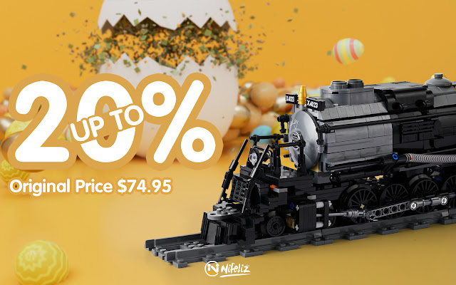 Nifeliz Badboy Steam Train Compatible With Lego