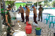 Bantu Masyarakat Terdampak Covid-19, Polres Pangkep Bersama Kodim Siapkan Dapur Umum