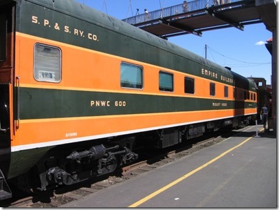 IMG_2854 Spokane, Portland & Seattle Sleeper-Lounge #600 Mount Hood at Union Station in Portland, Oregon on May 8, 2010