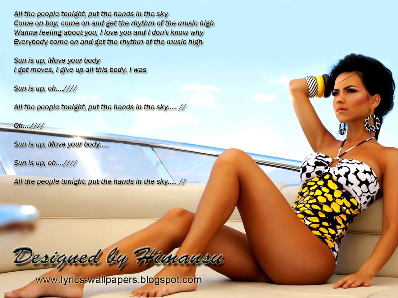 Lyrics Wallpapers: Inna - Sun Is Up