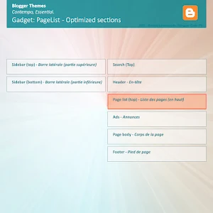Emplacement optimisé Widget PageList - Layouts V3 (Contempo/Essential)