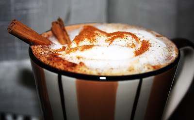 christmassy cinnamon coffee