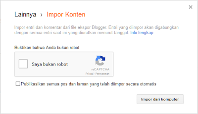 Cara Memindahkan Seluruh Postingan Blog Ke Blog Lain