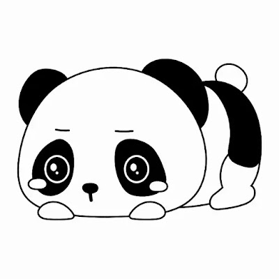 Desenhos fofos de panda