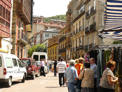 Calle Maestro Don Ibo. Cangas del Narcea. Grupo Ultramar Acuarelistas