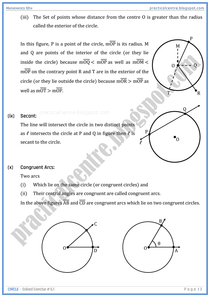 circle-exercise-6-1-mathematics-10th