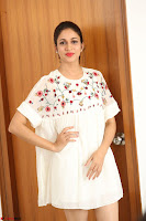 Lavanya Tripathi in Summer Style Spicy Short White Dress at her Interview  Exclusive 205.JPG