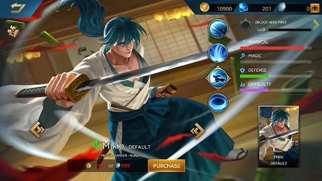 Heroes Evolved  : Mikio Build Item dan Strategy Mendapat Gelar MVP dan Favorit Player