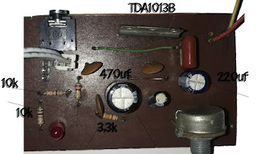 Amplificateur TDA1013B pcb