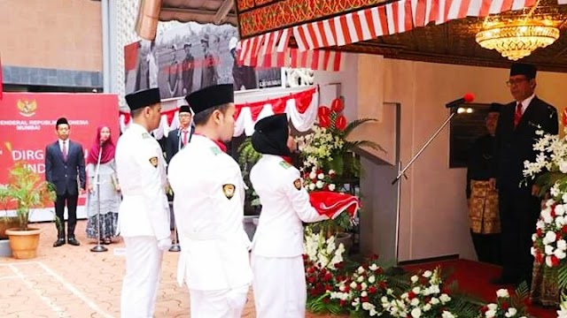 KJRI Mumbai Peringati HUT Kemerdekaan RI Ke-74