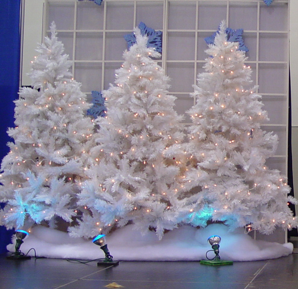 Christmas Trees White Party