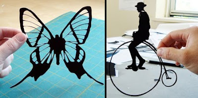 Hilarious Hand Cut Paper Silhouettes Seen On lolpicturegallery.blogspot.com