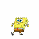 Gambar animasi  gif Spongebob  Ziperia