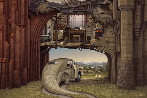 17 pinturas digitales by Jacek Yerka (Surreal Painting)