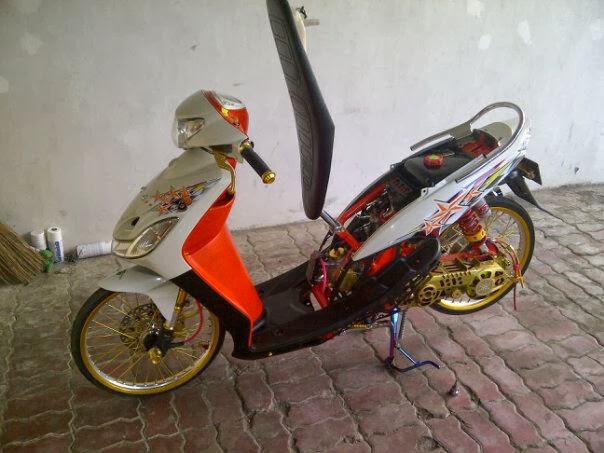  Modifikasi Mio Sporty Minimalis Modifikasi Motor 