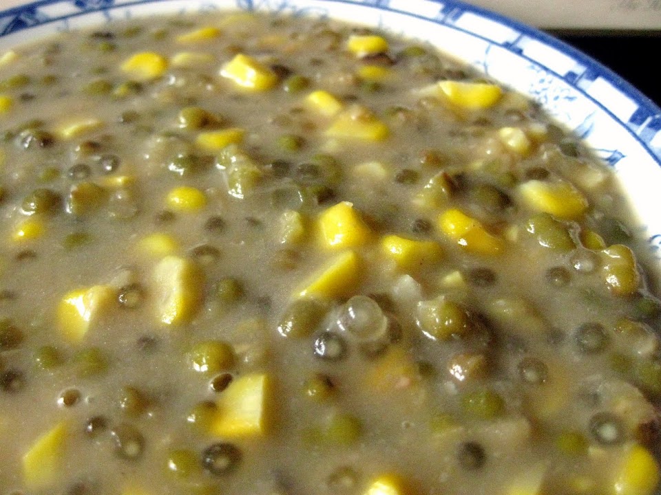 RESEPI NENNIE KHUZAIFAH: Bubur kacang campur jagung