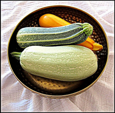 Hors table de Pauline -  Spaghettis de courgettes aux crevettes.