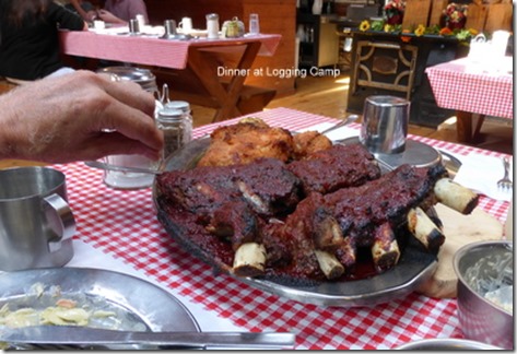 Dinner at Logging Camp