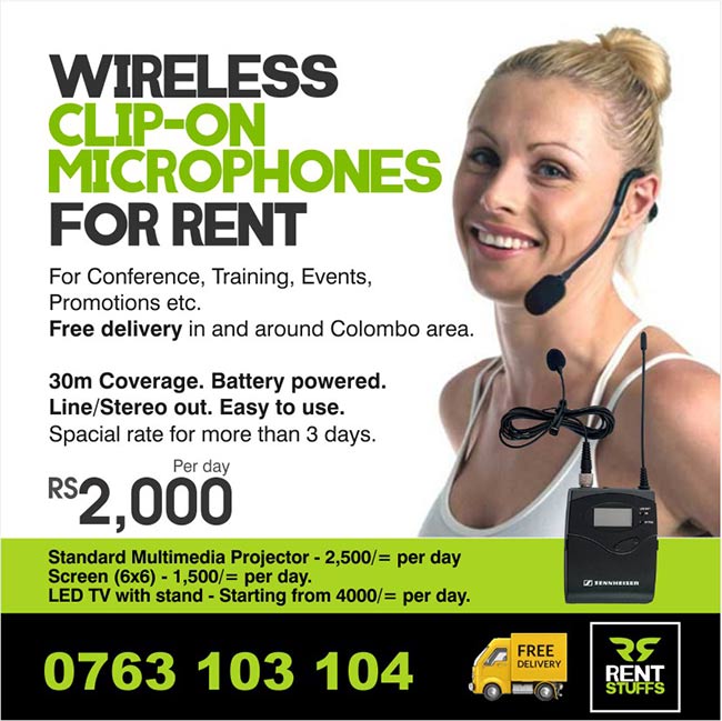 Wireless Clip On Microphone for Rent.